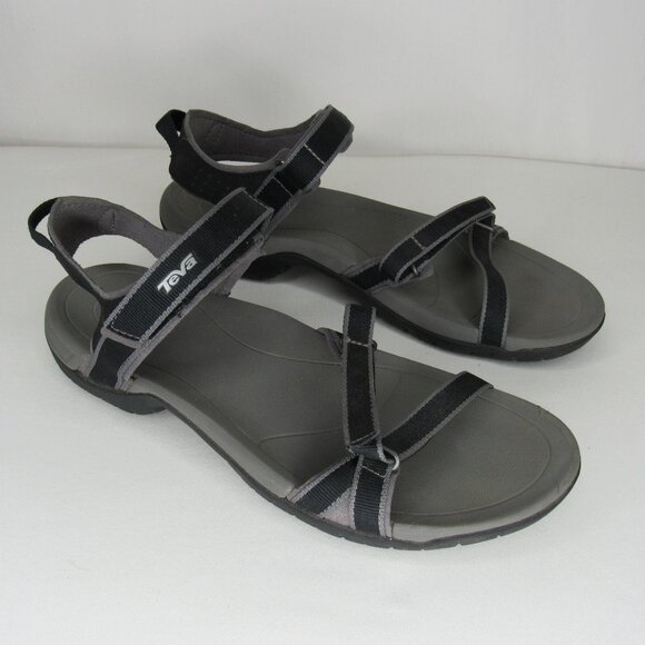 Teva VERRA Gray Sport Strappy Sandal Women's 9 - Picture 1 of 10